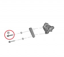 Shimano Type C2 Flat Mount fékrögzítő csavar